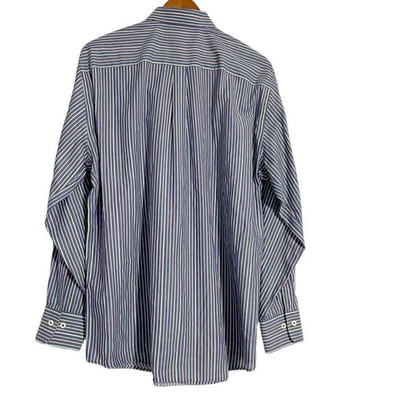 Peter Millar Large Button Down Shirt Collared Long Sleeve - Picture 3 of 6